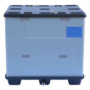 HDPE Customized Solid Nestable Foldable Pallet Box for <strong>Logistics</strong> - Product Image 2