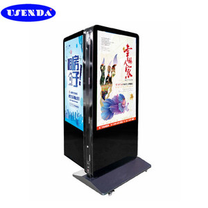 43'' 55'' 65'' <strong>Android</strong> <strong>Network</strong> Double Side <strong>LCD</strong> Screen Floor Stand <strong>Digital</strong> Signage 4k <strong>LCD</strong> Advertising Display for Mall - Product Image 1