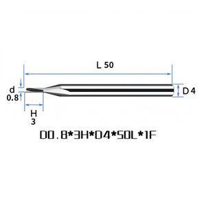 Customizable Pcd Chamfer End Mill Tool Pcd Ball Nose Milling Diamond <strong>Cutter</strong> Milling for <strong>Aerospace</strong> Processing Industry - Product Image 4