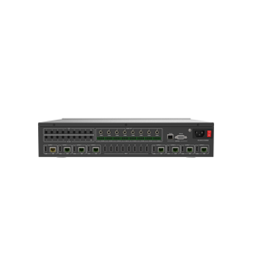 HDbaseT matrix 8x8 4K@60hz 120m 393ft CEC POC Support Commands and <strong>Remote</strong> Control WEB GUI - Product Image 6