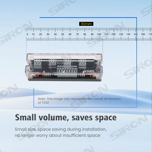 SiRON T240/1/2小型LED NPN PNP 46 8ピンインアウトプッシュイン端子台 - Product Image 6