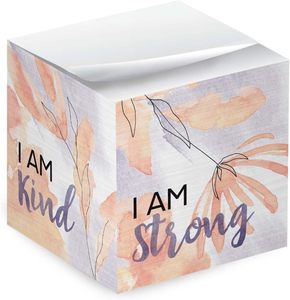 Sticky Note Cube 750 Sheet Memo Block Impreso en 4 lados Block Bloc de notas Memo Paper Cube Memo Pad Cube para oficina y hogar