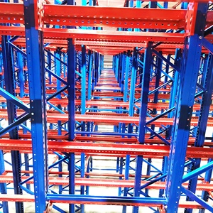 Laden Sie 1000-5000kg Layer Warehouse Mobile Racking System Rohr regals ystem mit Knock down Warehouse - Product Image 4