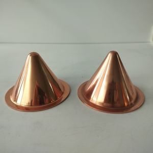 Đồng sâu vẽ nón CNC Spun nón Đồng CNC quay đồng Hollow Cone chế tạo - Product Image 5