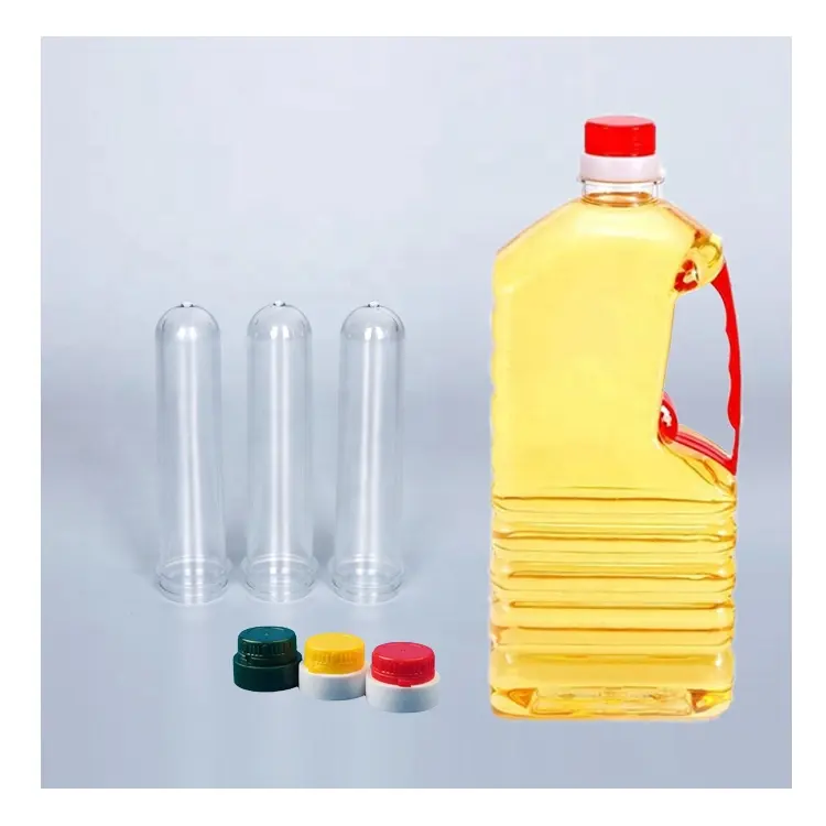 Haute performance de sécurité 45g préforme d'huile de cuisson bouteille pet préforme de fabrication pour bouteilles d'huile alimentaire en plastique