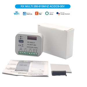 RX-Multi 280-915MHz Tuya WIFI Garage porta ricevitore remoto RF controllo DC9-30V di plastica con codice di rotolamento - Product Image 2