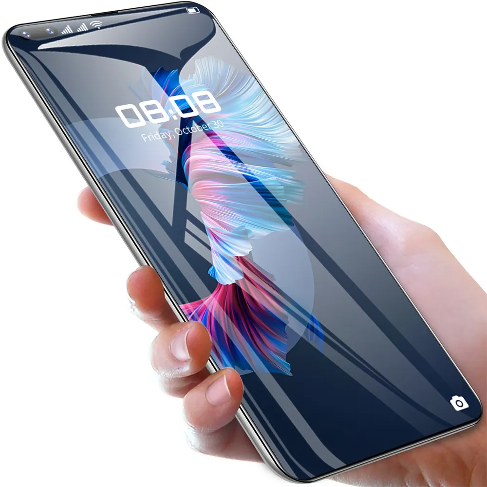 2022 yeni küresel sürüm P60 Pro 7.8 inç Smartphone Deca çekirdek 5600mAh 16GB + 512GB çift SIM tam ekran Android 11 cep telefonu