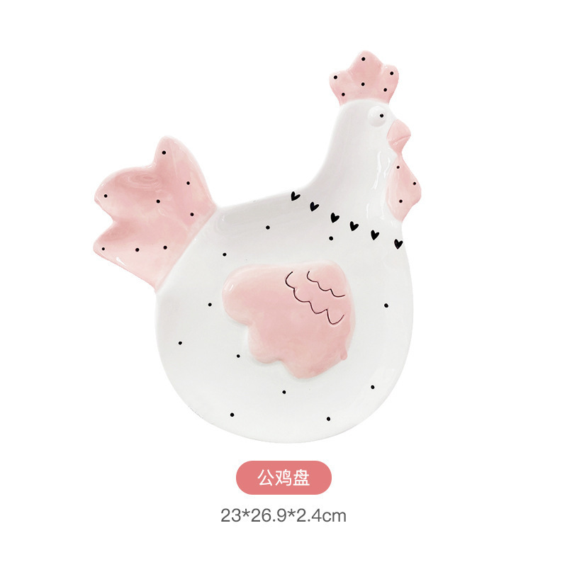 จานรูปไก่ w193228