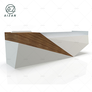 低价现代白色办公酒店诊所信息柜台表 - Product Image 4