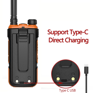BAOFENG UV-11R GMRS Radio ripetitore in grado Radio bidirezionale con NOAA allarmi meteo e scansione a lungo raggio di supporto di tipo C ricarica - Product Image 3