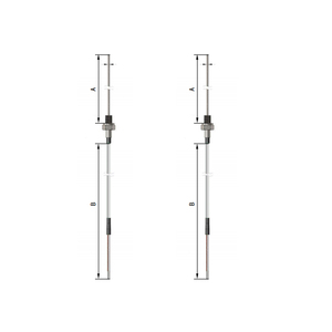 Sonda de temperatura de resistencia con aislamiento mineral MRC 110 personalizada de fábrica con rosca fija de cable OEM compatible con aplicación de aire - Product Image 1
