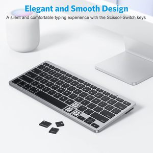 OEM Black White Colourful <strong>Keyboard</strong> Wireless <strong>bluetooth</strong> Korean <strong>Keyboard</strong> Smallest <strong>bluetooth</strong> <strong>Keyboard</strong> for Tablet Pc - Product Image 5