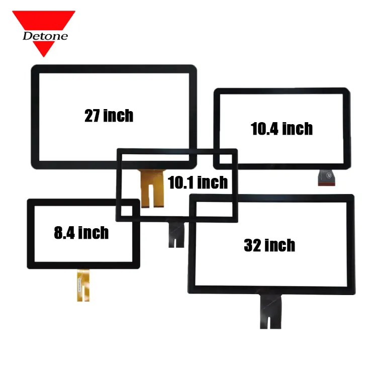 eGalax 15, 17, 18.5, 19, 19.5, 21.5, 27, 32 , 15.6 inch USB PCAP Interactive Capacitive Touch Screen Panel Glass