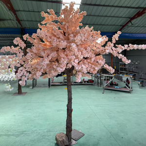 マルチカラー屋外屋内人工桜の木を持つハイエンドクラブの卸売価格独占カスタマイズ - Product Image 1