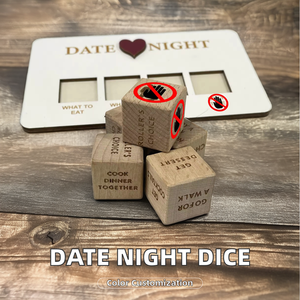 Paare Spiele Benutzer definierte hölzerne Entscheidung würfel Romantische Sexspielzeug kiste für Männer Set Datum Nacht Tablett für Paare Geschenke <span class=keywords><strong>Sex</strong></span> Würfel - Product Image 5