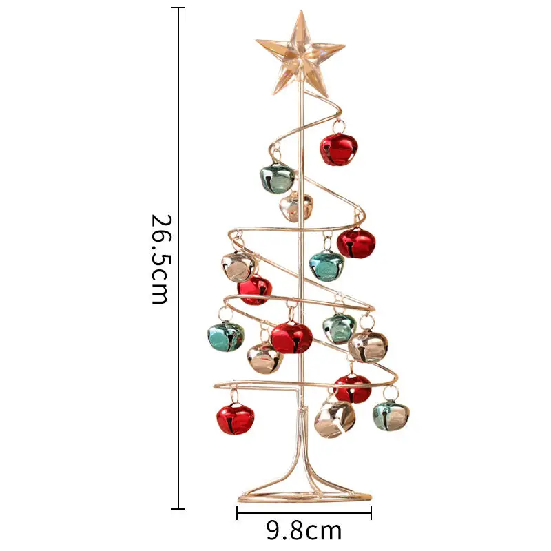 Mesa espiral gemas árbol de Navidad Metal mesa superior árbol hogar boda Navidad vacaciones Decoración