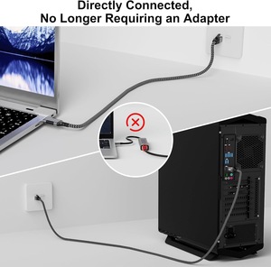 Cavo professionale USB C a Ethernet tipo C a RJ45 direttamente collegato alla rete Gigabit LAN per dispositivo USB C per Smartphone - Product Image 5
