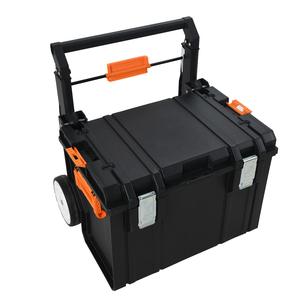 Vertak专业PP储物堆叠工具箱带轮子滚动空行李箱工具箱手推车 - Product Image 3