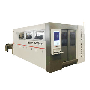 Máquina de corte por láser de fibra cerrada con cubierta de protección Sistema automático de carga y descarga Corte de acero al carbono, AL, aleación - Product Image 2