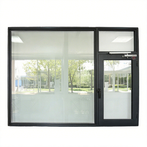 Kunden spezifisches festes Aluminium fenster für Wohn-und gewerbliche Zwecke im Freien Wind dichte Funktion Zeitgenössisches Glas design - Product Image 2