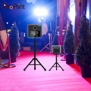 Hochwertige 15,6 Zoll leichte Selfie <span class=keywords><strong>Photo</strong></span> booth Touchscreen <span class=keywords><strong>Photo</strong></span> Booth mit Drucker und Kamera - Product Image 5