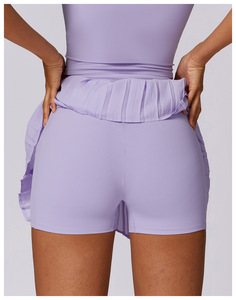 OdmカスタムRopa DeTenisカスタムロゴ高品質ミニスポーツランニングスコート2 in 1 FlowyゴルフスカートOEM女の子テニススカート