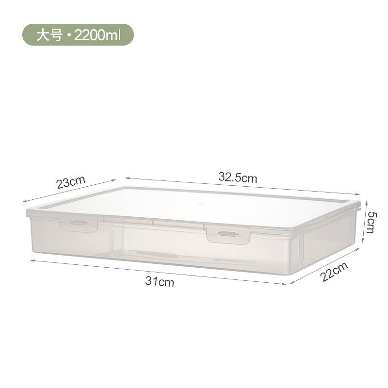 A4-PP transparent large storage box