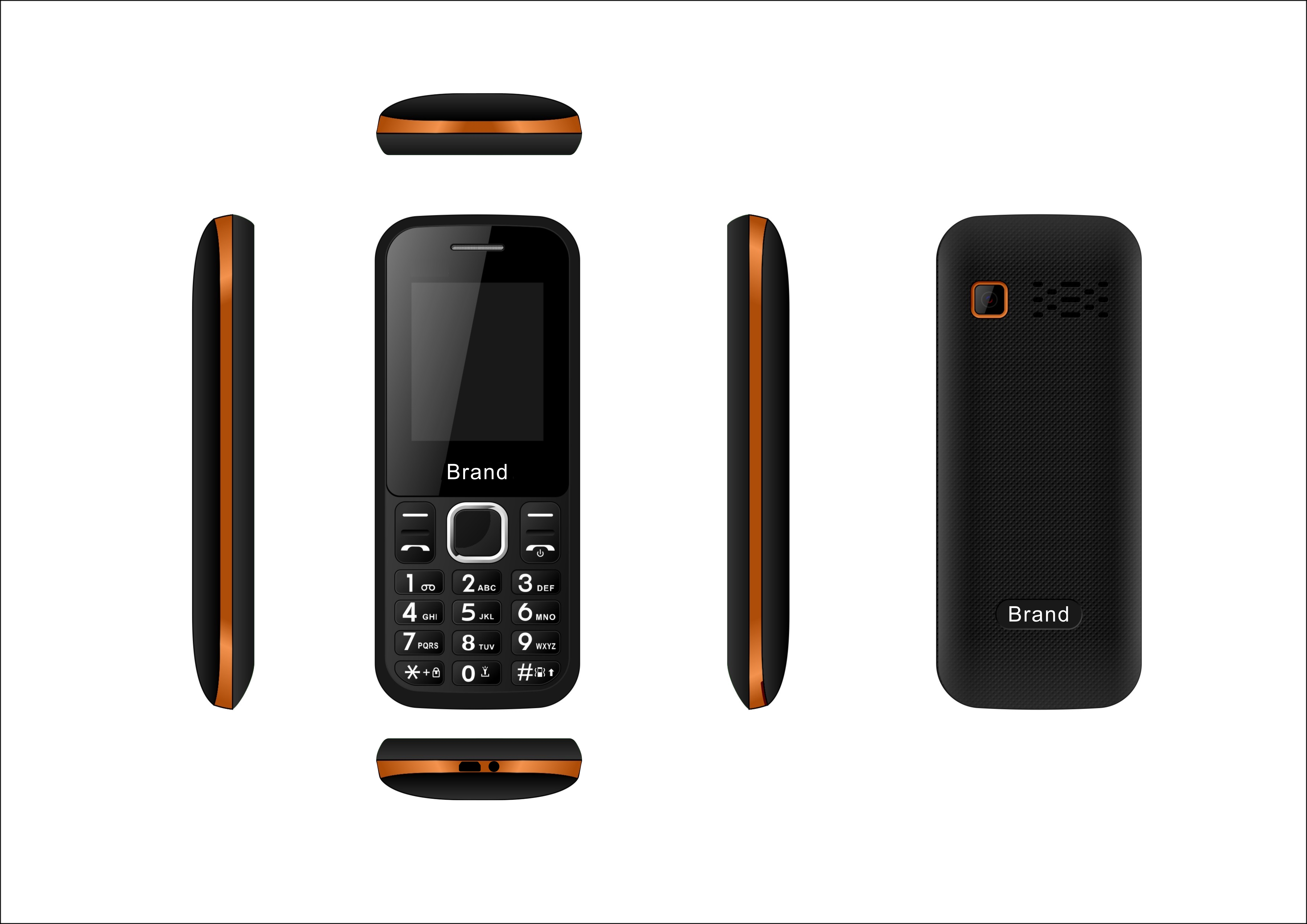 noir + orange