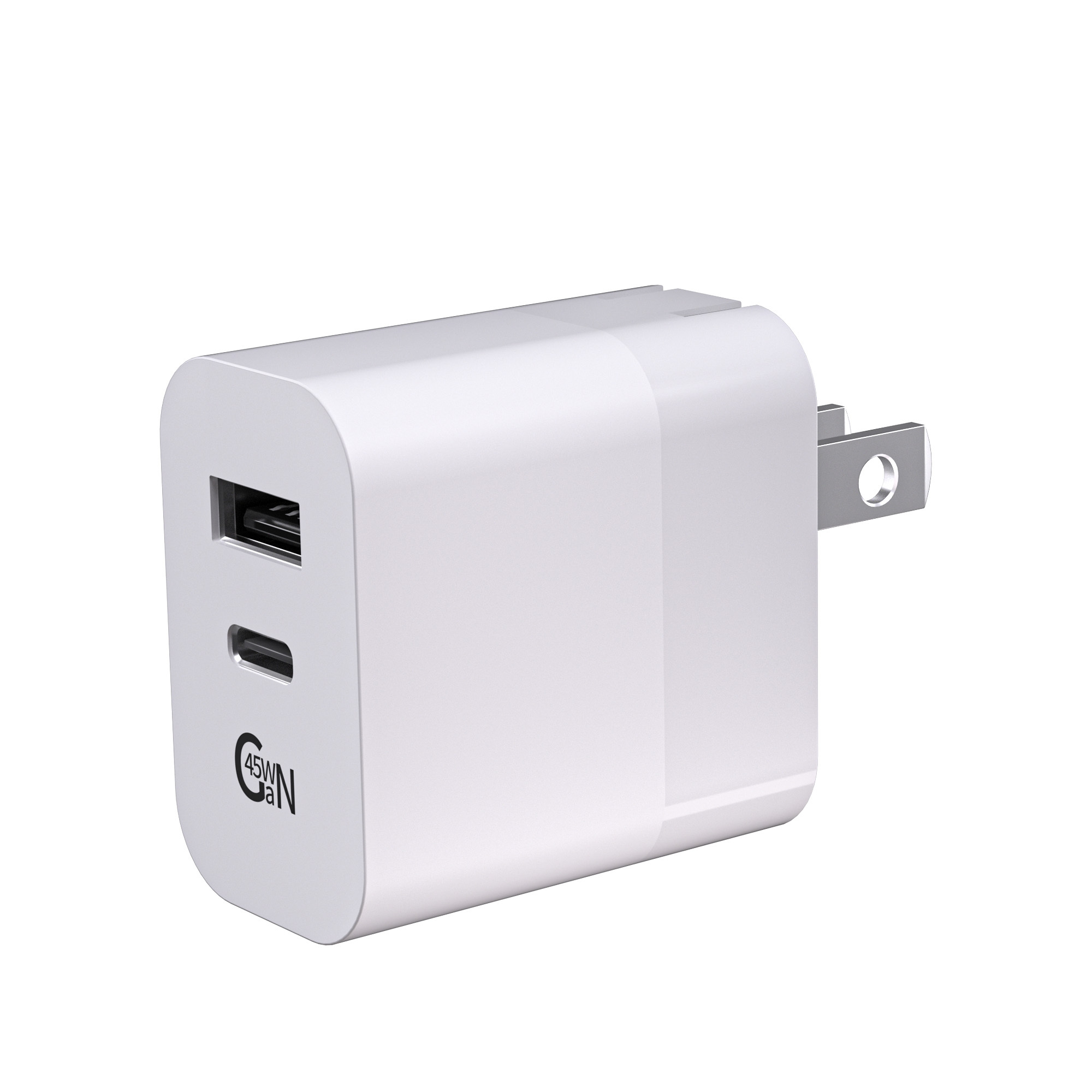 Blanc 45w USB A+C