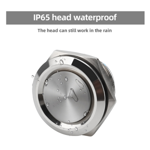 Metal <strong>Push</strong> <strong>Button</strong> <strong>Switch</strong> 22mm Momentary <strong>Push</strong> <strong>Button</strong> <strong>Switch</strong> 5A Waterproof <strong>Push</strong> <strong>Button</strong> for Lift - Product Image 4