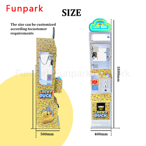 Funpark厂家直销迷你拱廊爪机耐用投币游戏，适用于商业拱廊和娱乐中心 - Product Image 5