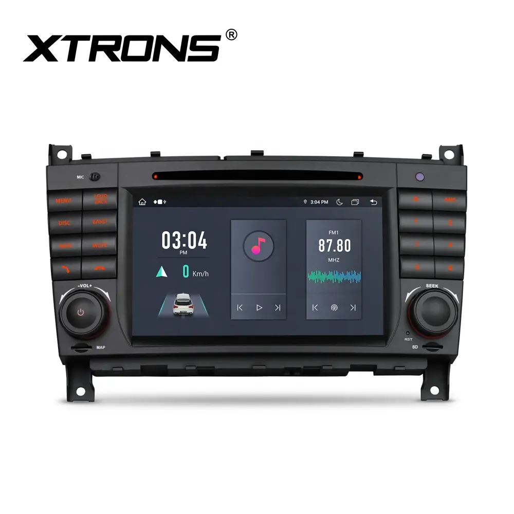 Xtrons 7 "เครื่องเสียงรถยนต์สำหรับ Mercedes Benz clk/c/g Class W203 W209 W463แอนดรอยด์13 8core 64GB CP AA DSP