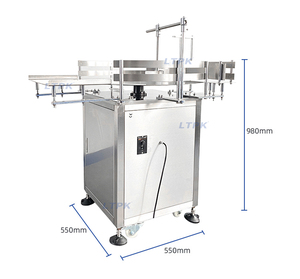 生産梱包ライン用のロータリーターンテーブルボトルアンスクランブラー缶収集および仕分け機 - Product Image 4