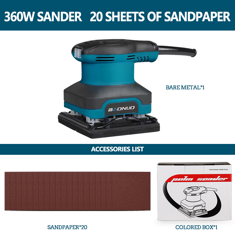 20 morceaux de papier de verre