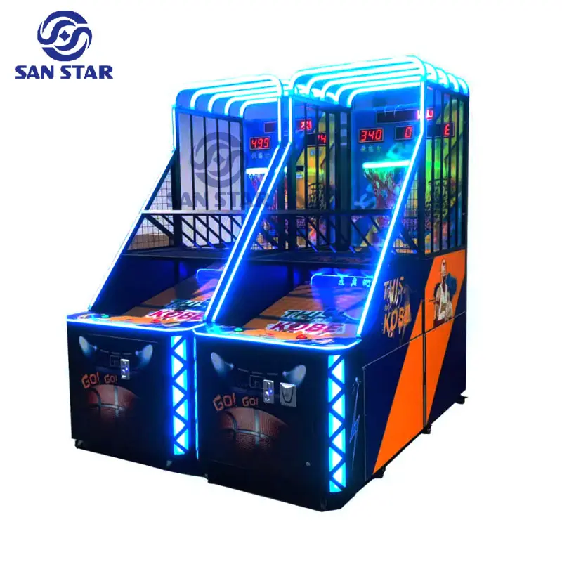 Nuovo Indoor di lusso di alta qualità con macchina da gioco Arcade di pallacanestro per riprese di strada per adulti a gettoni