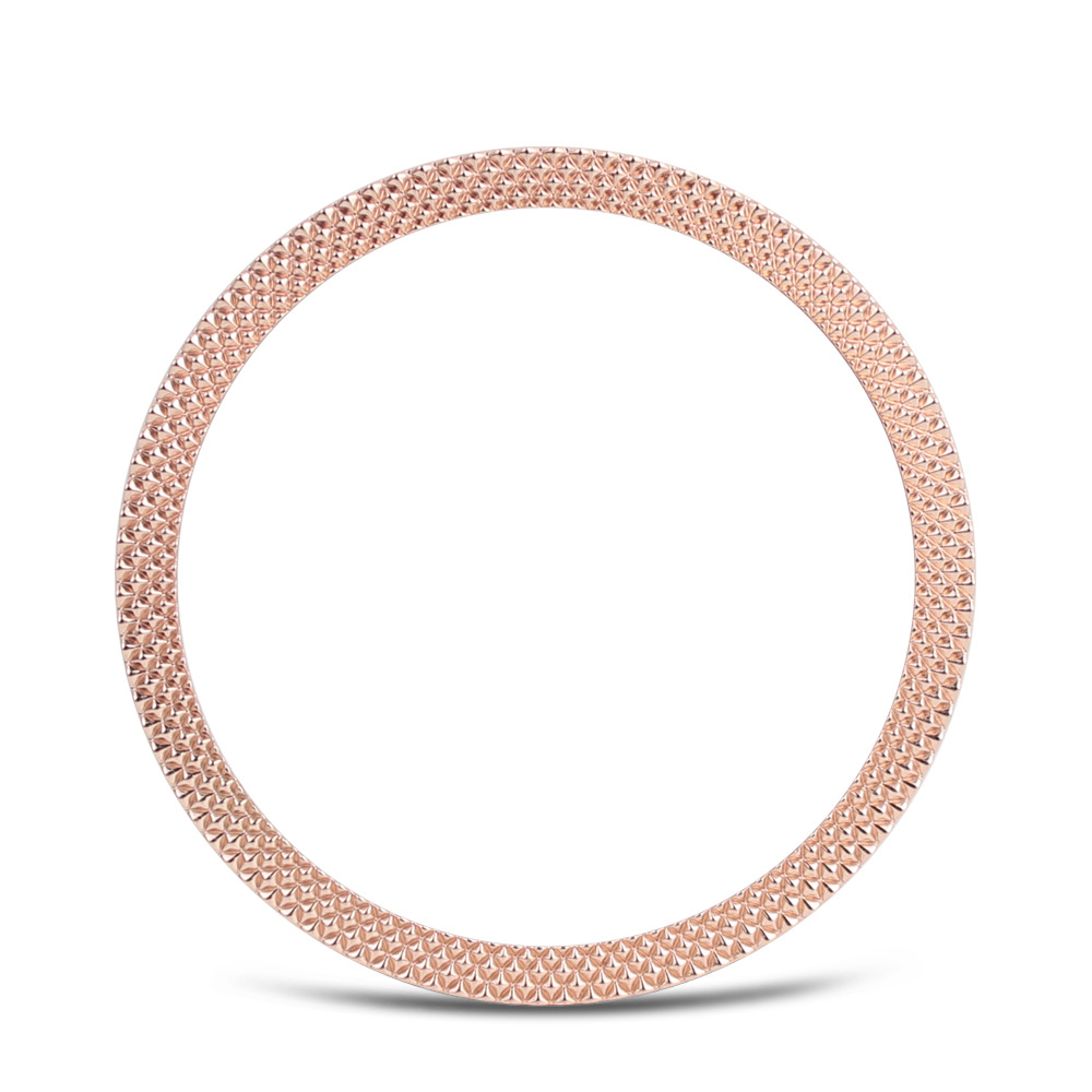 Patrón de diamante de oro rosa