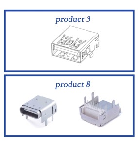 厂家直销母连接器组合产品微型USB * 1型C * 3型A * 7优质十款产品共 - Product Image 3