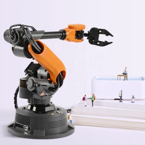 Destek kodu Python yüksek seviye programlama eğitim ekipmanları 6 eksenli robotik kol kitleri K12 kök teknoloji eğitim