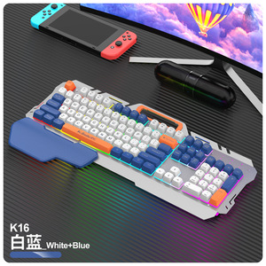 Gran oferta, juego de teclado y ratón Multimedia de oficina de nuevo diseño, idioma de escritorio, juego personalizado, teclado combinado de Juegos de ordenador - Product Image 5
