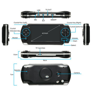 Arcade Video oyunu konsolu elde kullanılır oyun konsolu oyuncular 8G 4.3 inç MP4 TV Out kamera Video e-kitap için oyun oyuncu desteği - Product Image 5