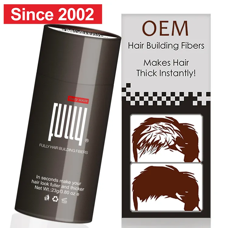 Spray para el crecimiento del cabello para hombres y mujeres, productos de fábrica de fibras de construcción para el cabello