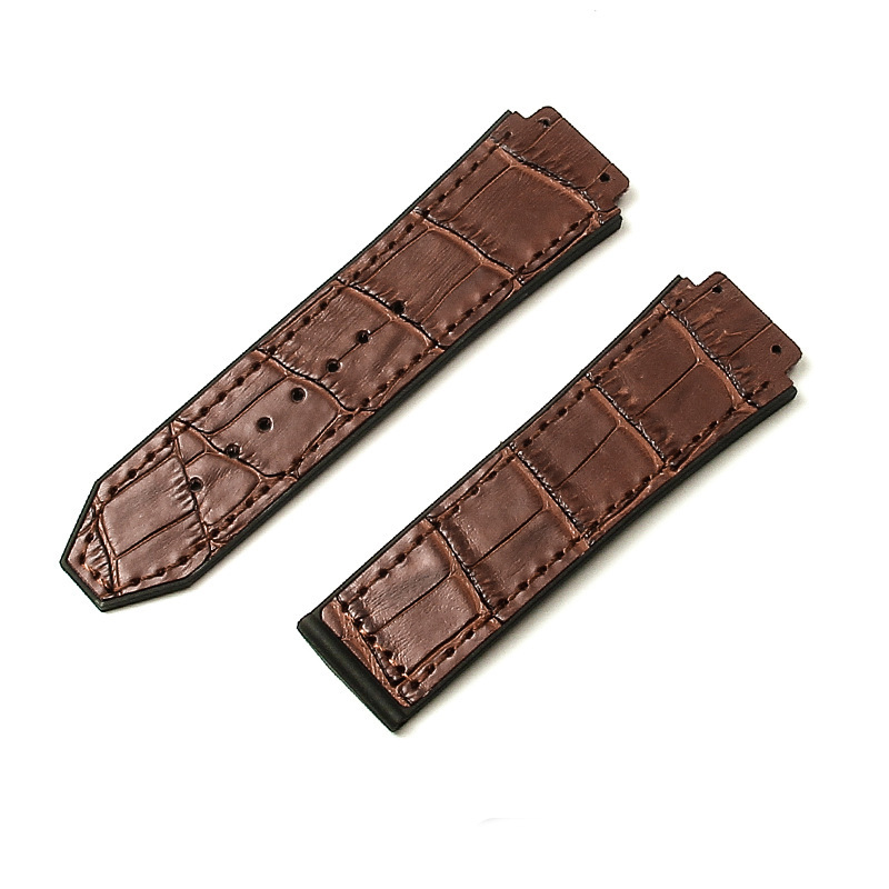 Bamboo pattern brown-no buckle