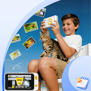 Apprendimento multilingue Tablet AI fotocamera per bambini bilingue inglese cinese Tutor con funzione di scansione matematica 4G - Product Image 2