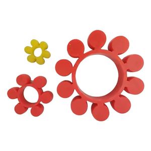 时尚梅花形橡胶制品独特优雅的垫子设计，带切割加工服务 - Product Image 2