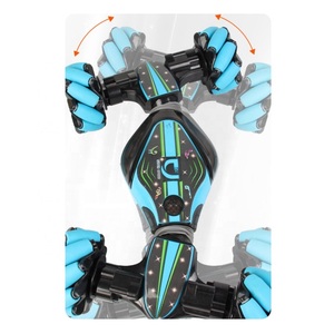 Stunt <strong>RC</strong> <strong>Car</strong> 360 Degrees Twisting Vehicle LED Light Off-Road Big Metal Toy Double <strong>Car</strong> Gesture Sensing Hobby <strong>Function</strong> Charger - Product Image 4