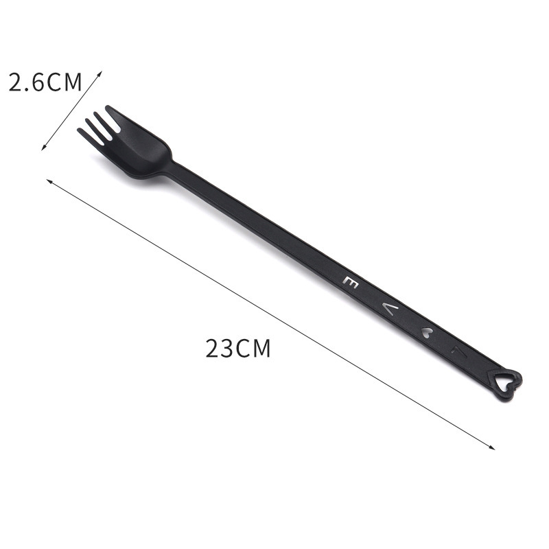 Paquete a granel de cuchara transparente de 7 pulgadas