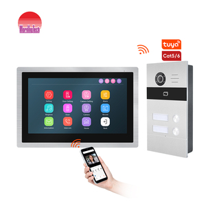 Sistema de intercomunicación con pantalla táctil de 10,1 pulgadas Sistema de intercomunicación para toda la casa Sistemas de intercomunicación con cable TCP/IP para el hogar - Product Image 1