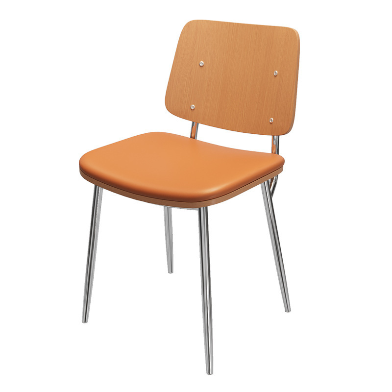 Sillón individual tapizado (respaldo de madera)