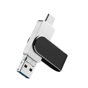 แฟลชไดรฟ์แบบ OTG ความเร็วสูง3อิน1โลโก้ที่กำหนดเอง3.0 USB ขายส่งจำนวนมากสำหรับแอนดรอยด์โทรศัพท์มือถือคอมพิวเตอร์ - Product Image 2