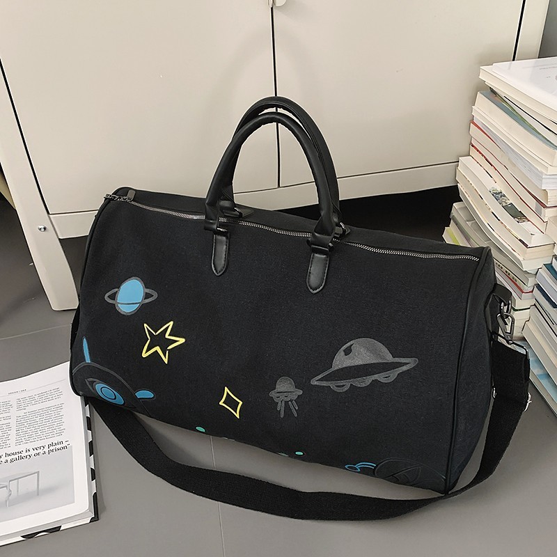 Black graffiti bag
